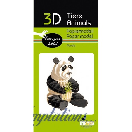 Maquette 3D en papier – Panda