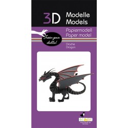 Maquette 3D en papier – Dragon