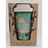 Mug de voyage en bambou Crocus