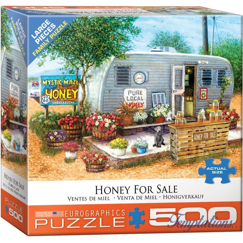 Puzzle 500 pièces- Miel à vendre- Eurographics