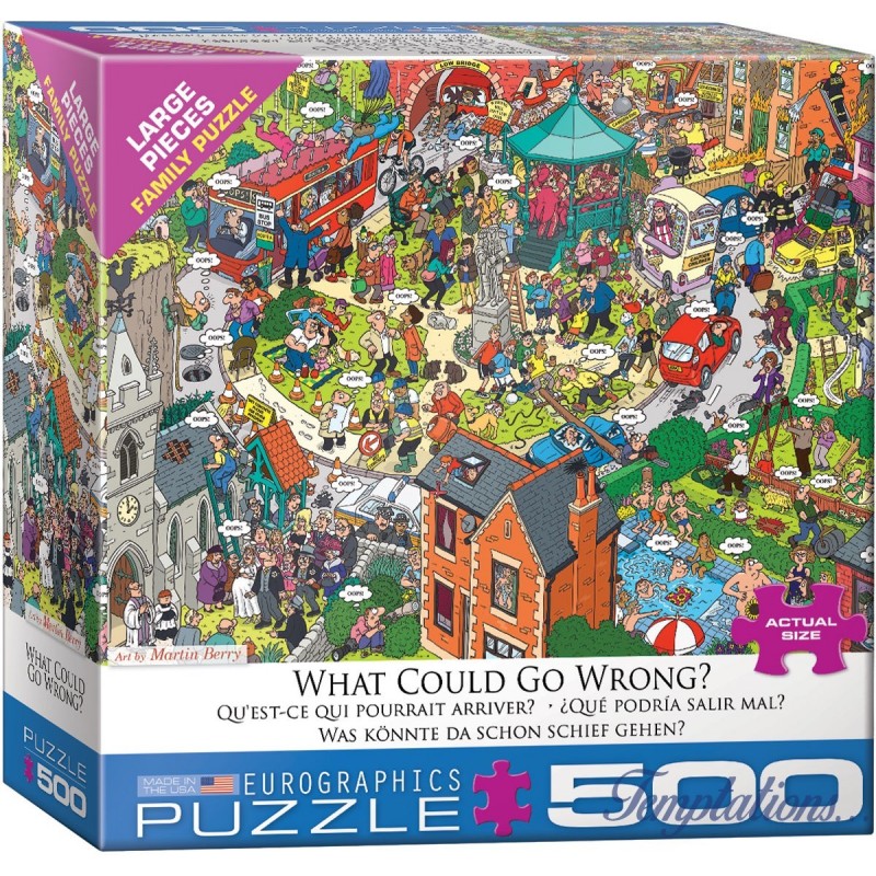 Puzzle 500 pièces- Qu'est-ce qui pourrait arriver ? - Eurographics