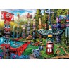 Puzzle 500 pièces- rêves de totems- Eurographics