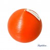 Bougie boule 6cm soie Clementine