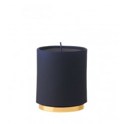 Bougie Velours Pouf Bleu - Bougie la Française