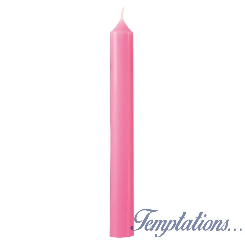 Bougie Bâton classique 20cm Rose bonbon - Bougies la Française