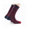 Chaussettes rayées asymétriques Rouge et Marine