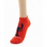 Socquettes homme Dagobert Homard orange