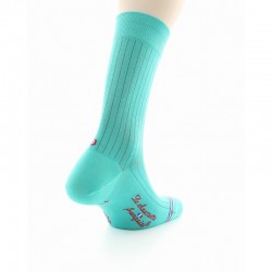 Chaussettes Eiffel Turquoise - La Chaussette Française