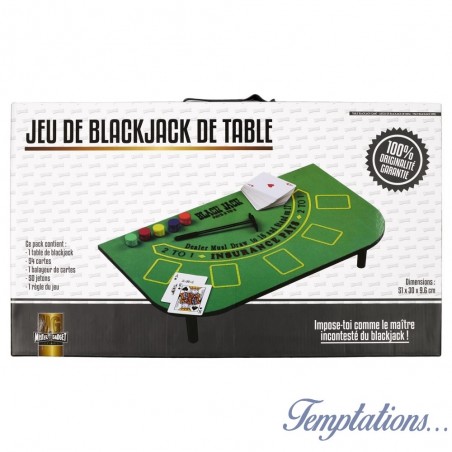 Mini jeu de table de Blackjack