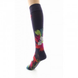 Chaussettes hautes  Bouquet de Fleurs