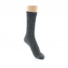 Chaussettes courtes noir argent – Perrin