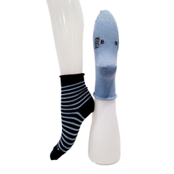 2 paires Chaussettes bleue...