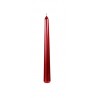 Bougie chandelier conique rouge brillant