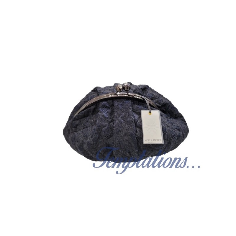 Pochette bleu nuit Molly Marais