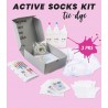 Kit Catwalk Tie-Dye 3 paires chaussettes