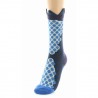 Chaussettes Femme marines à pois bleus - Berthe aux Grands pieds