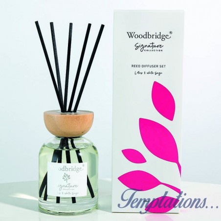 Diffuseur Lotus & Sauge Blanche 200ml-Woodbridge Collection Signature