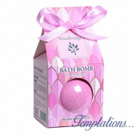 Bombe de bain parfumée Pretty In Pink 140g - Woodbridge