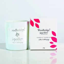 Bougie parfumée lotus & Sauge Blanche/Lotus & White Sage 310g - Woodbridge Collection Signature