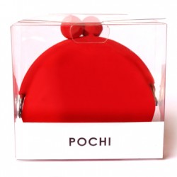 Pochi porte-monnaie rouge