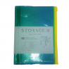 Carnet de notes STORAGE.IT Bleu zip jaune - MARK’S