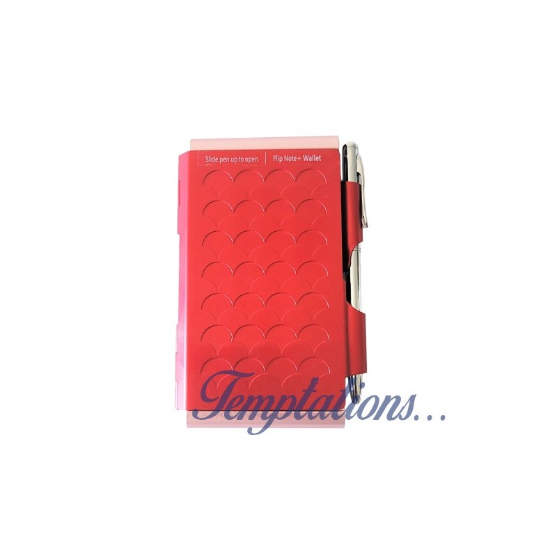 Flip Notes portefeuille Red scale - Wellspring