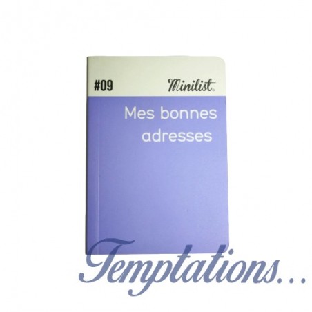 Carnet Minilist n°09 «Mes bonnes adresses»