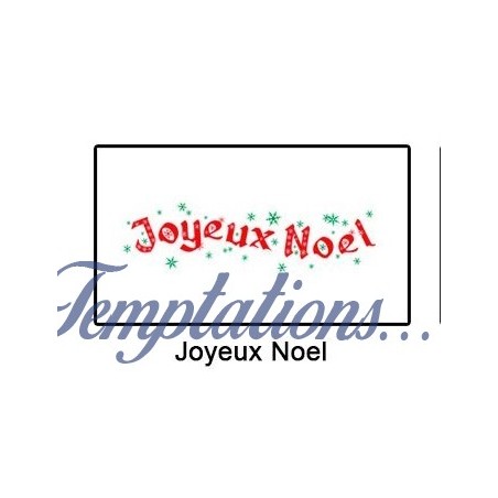 Tatouages d’assiettes Éphémère – Joyeux Noel - Cookut