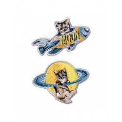 Sticker Broderie Chat de l'Espace Voyageurs - PAUL & JOE