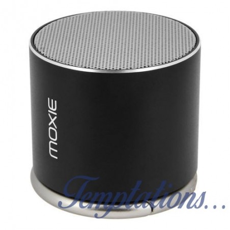 Mini-enceinte noire Bluetooth Iron. Boom - Moxie