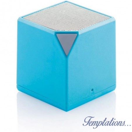 Enceinte Bluetooth Cube Bleu - Loooqs