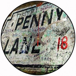 Horloge Vinyle Penny Lane (Beatles)