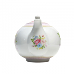 Théière en porcelaine bouquet