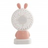 Mini ventilateur lapin lumineux