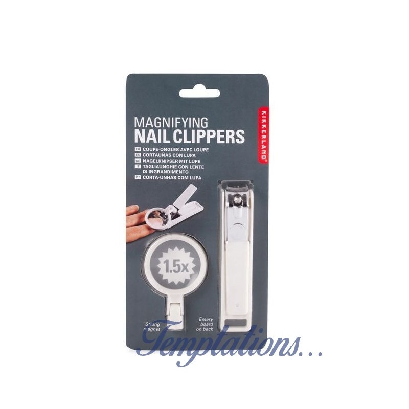 Coupe-ongles avec loupe – Kikkerland