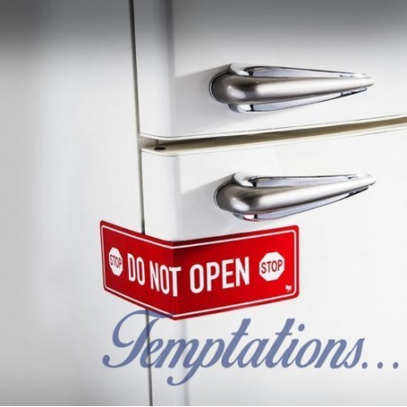 Magnet frigo régime « Stop Do Not Open »