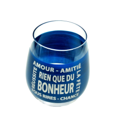 Verre « rien que du bonheur”