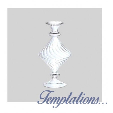 Vase en verre sur pied - Affari AB