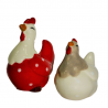 Set sel et poivre poule et coq – Dekoratief