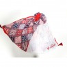 Foulard rouge bleu blanc By Saida