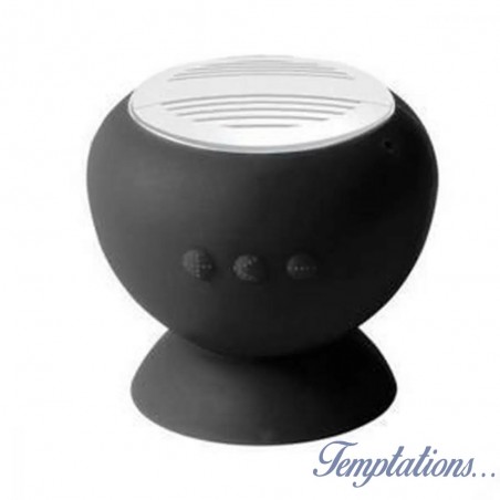 Enceinte Bluetooth ventouse noire - Clip Sonic