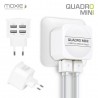 Chargeur Secteur Quadro Mini 4 entrées USB - Moxie