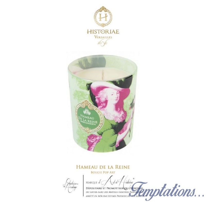 Bougie déco Hameau de la Reine 190 g -Historiae