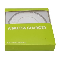 Chargeur sans fil standard blanc QI