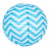 Lanterne Boule papier décor Chevron