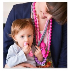 Collier et bracelet  bleu pastel - Lollipops & More