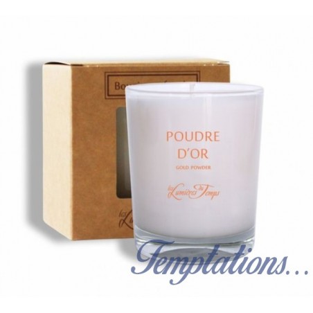 Bougie Poudre d'or 180g – Les lumières du Temps