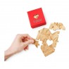 Puzzle romantique cœur en bois - Luckies