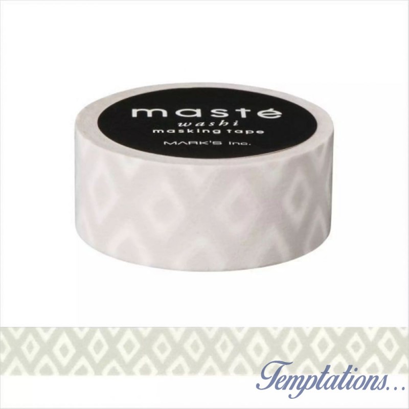 Masking Tape Masté Gris diamant polka -Mark’s Europe