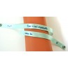 Bracelet Satin Lucky Team - "Rien n'est impossible...avec toi"